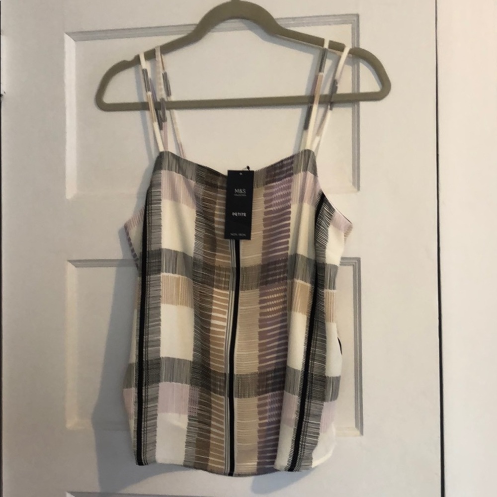 NWT! MS Patterned stripy vest/ tank!